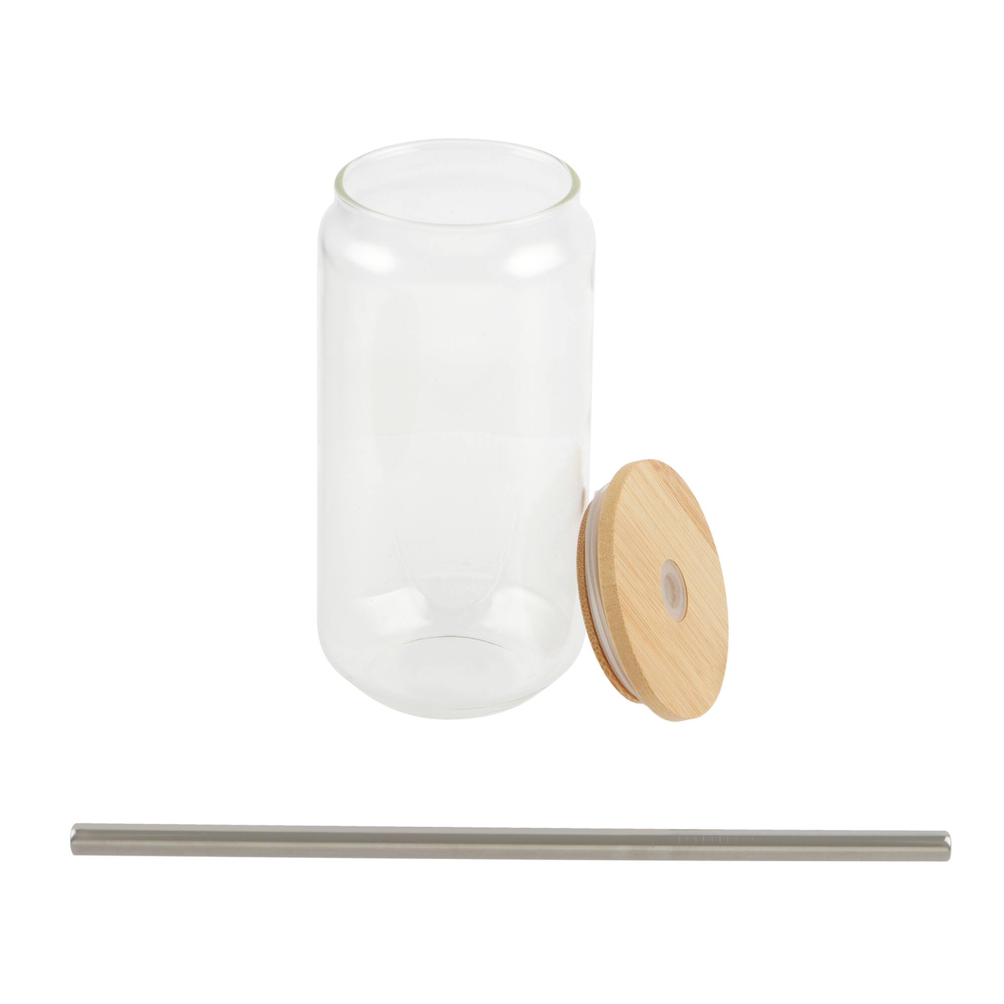 12 Pack: 18oz. Clear Glass Sublimation Tumbler by Make Market®